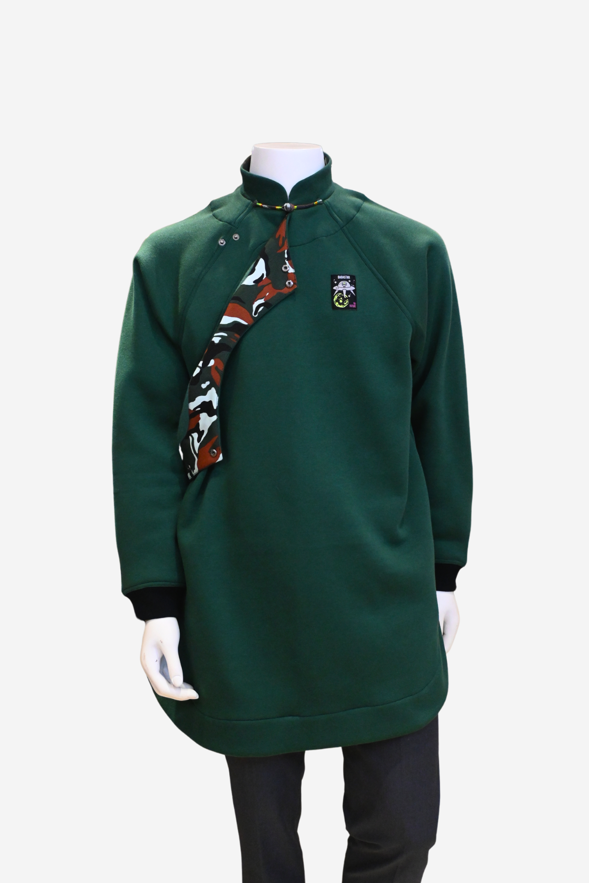 Forest Green Cotton Sweatshirt