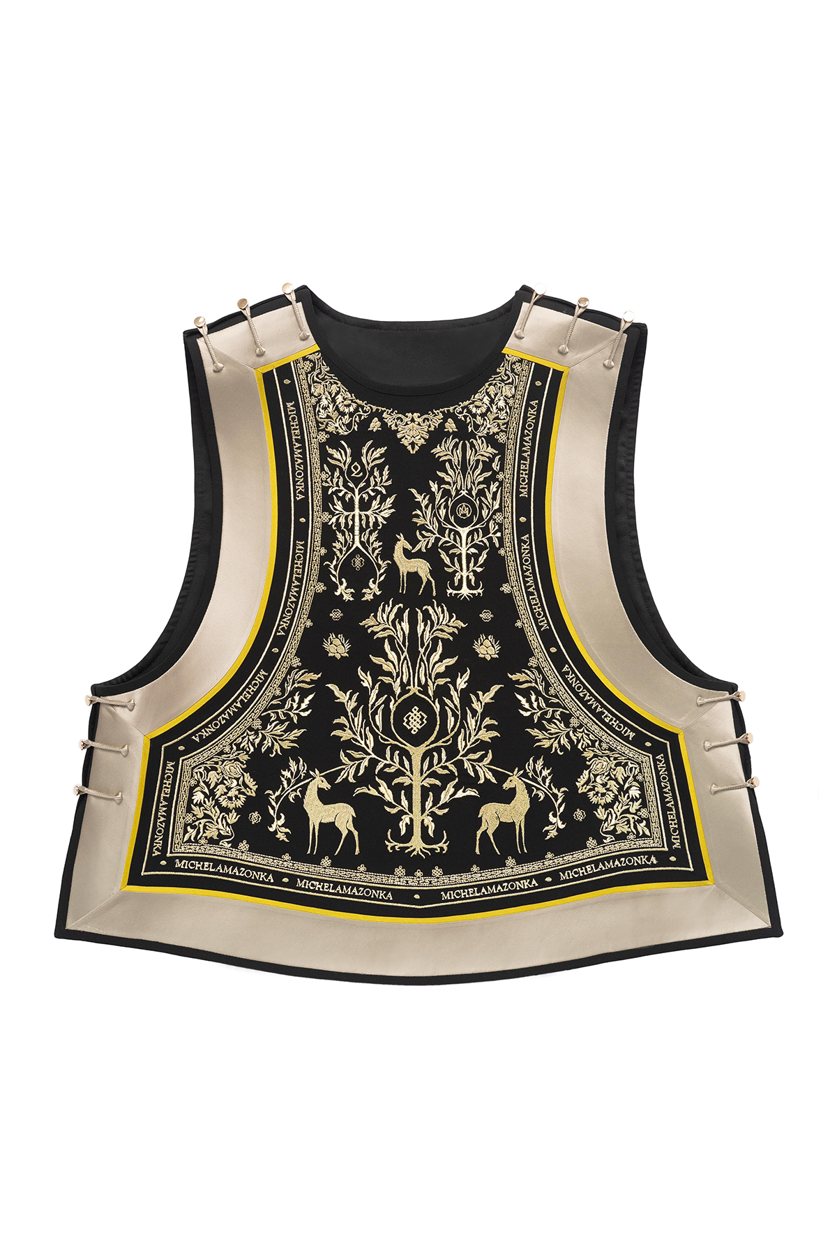Embroidered Root Vest