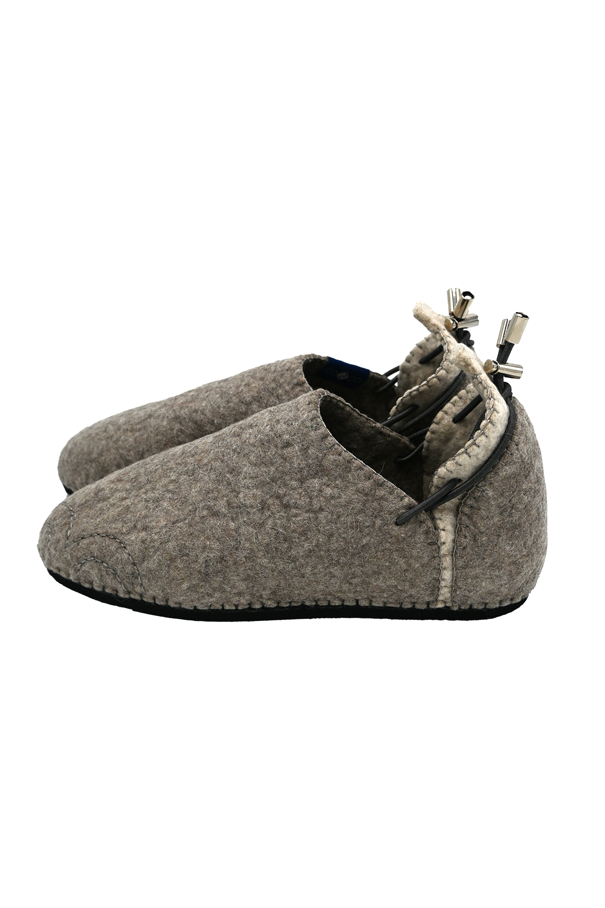 Handmade Wool Shoes Grey