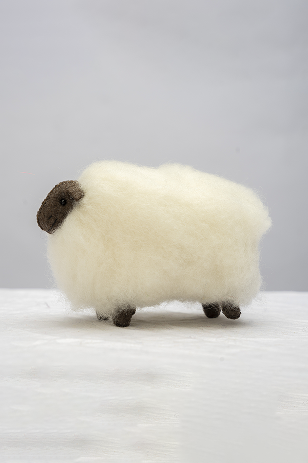 Handmade Fluffy Wool Sheep