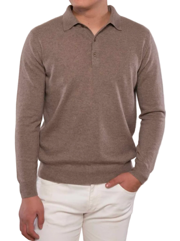 トップス 25AW cash&barba Mongolian Cashmere POLO Mongolian トップス 25AW cash&barba Mongolian Cashmere POLO Mongolian