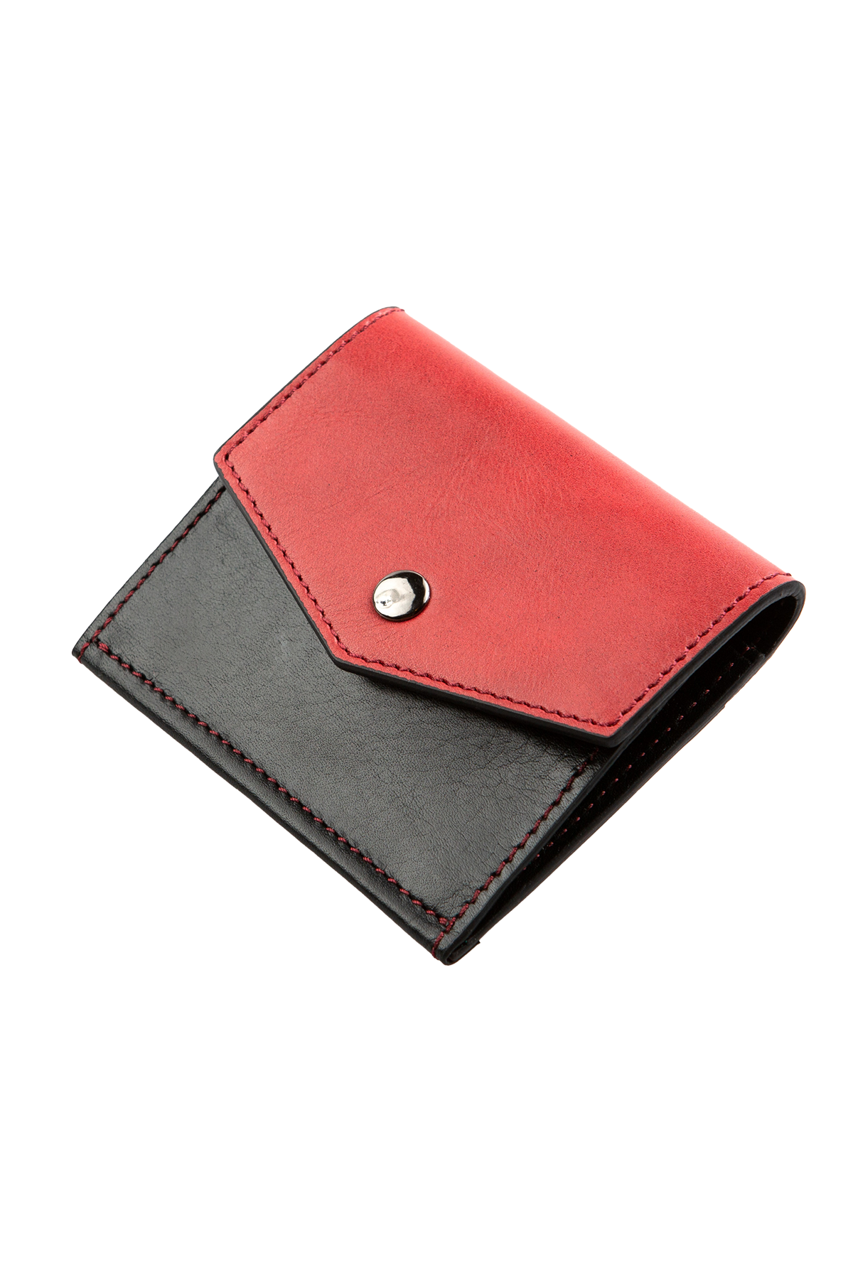 Envelope Leather Card &amp; Coin Case