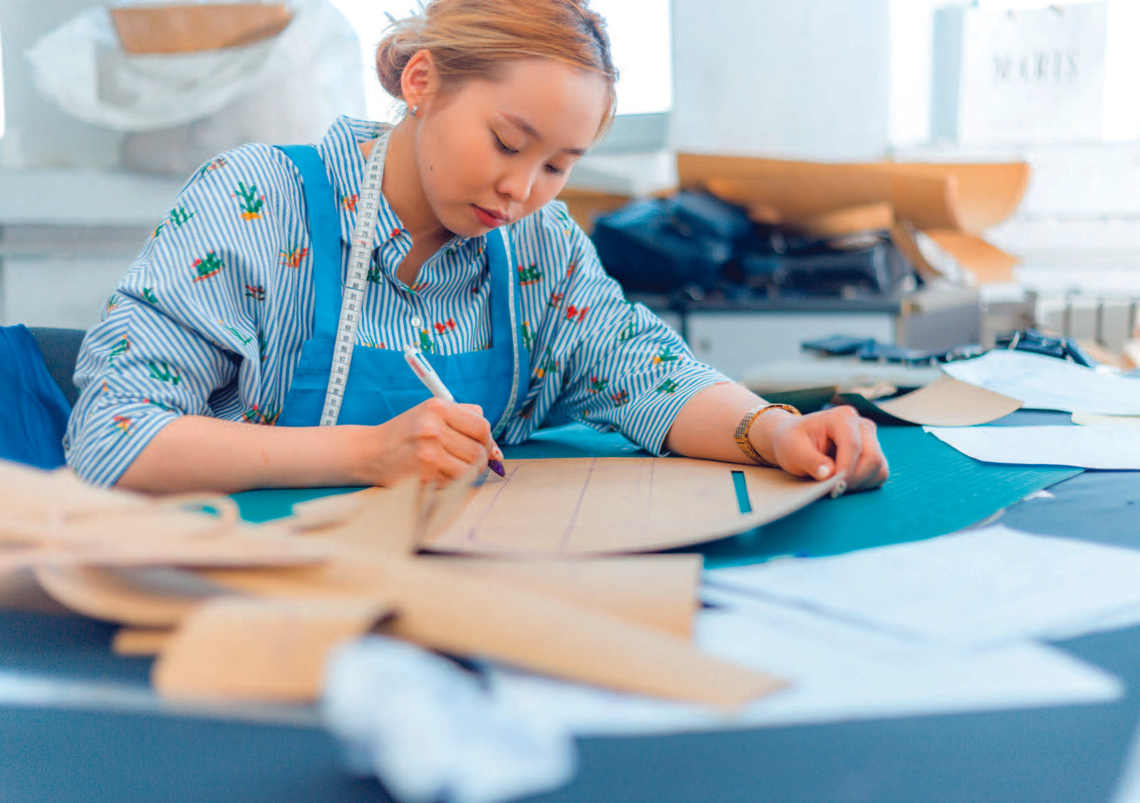 ethically sourced Leather Handbag making