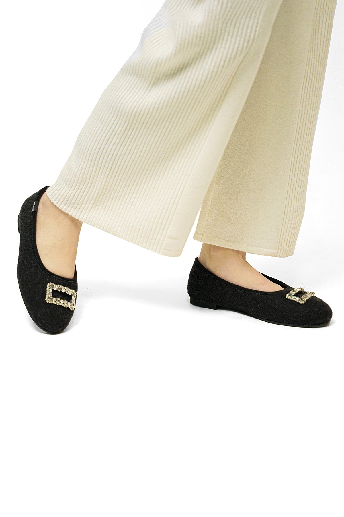 Merino Wool Ballerina in Black