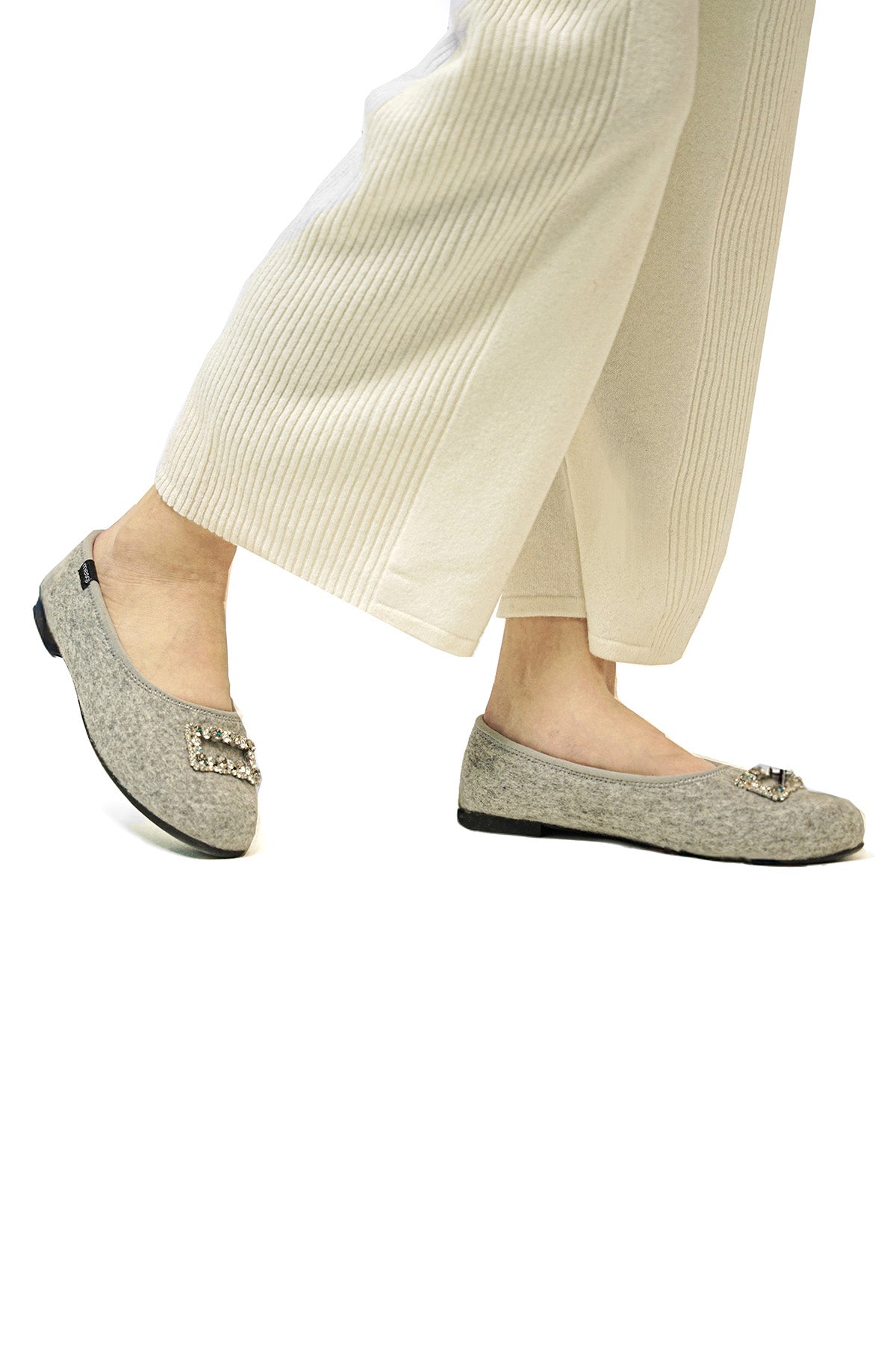 Merino Wool Ballerina in Grey