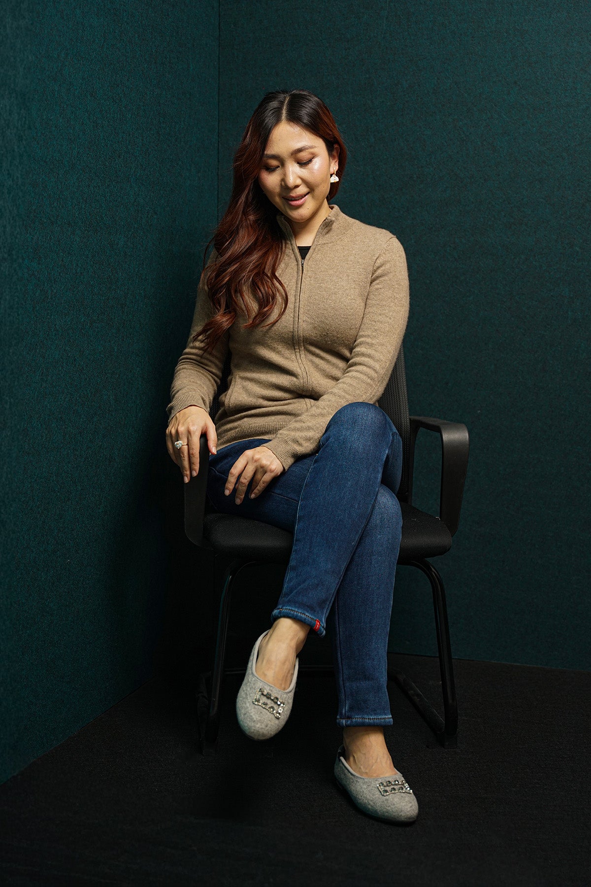 Merino Wool Ballerina in Grey