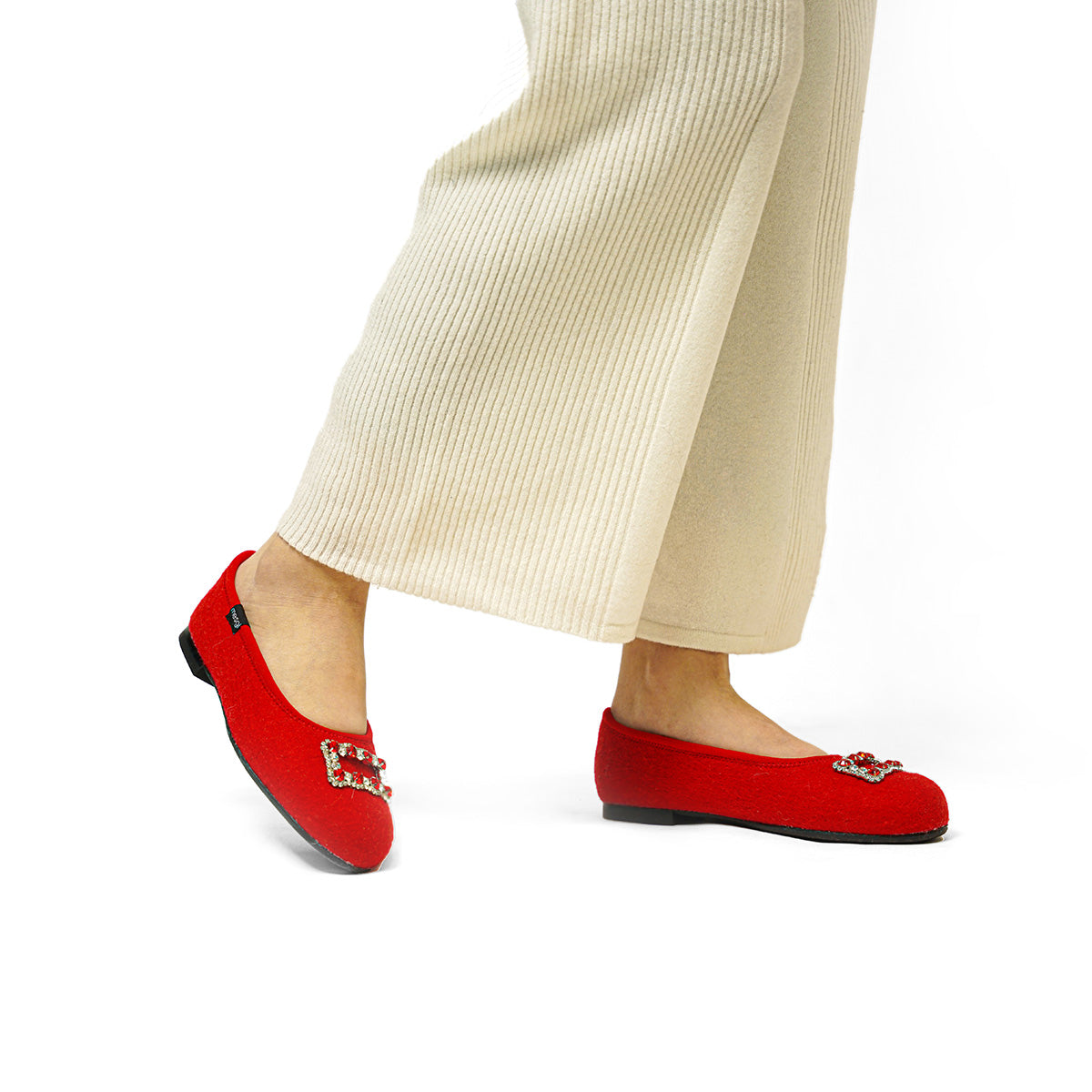 Merino Wool Ballerina in Red