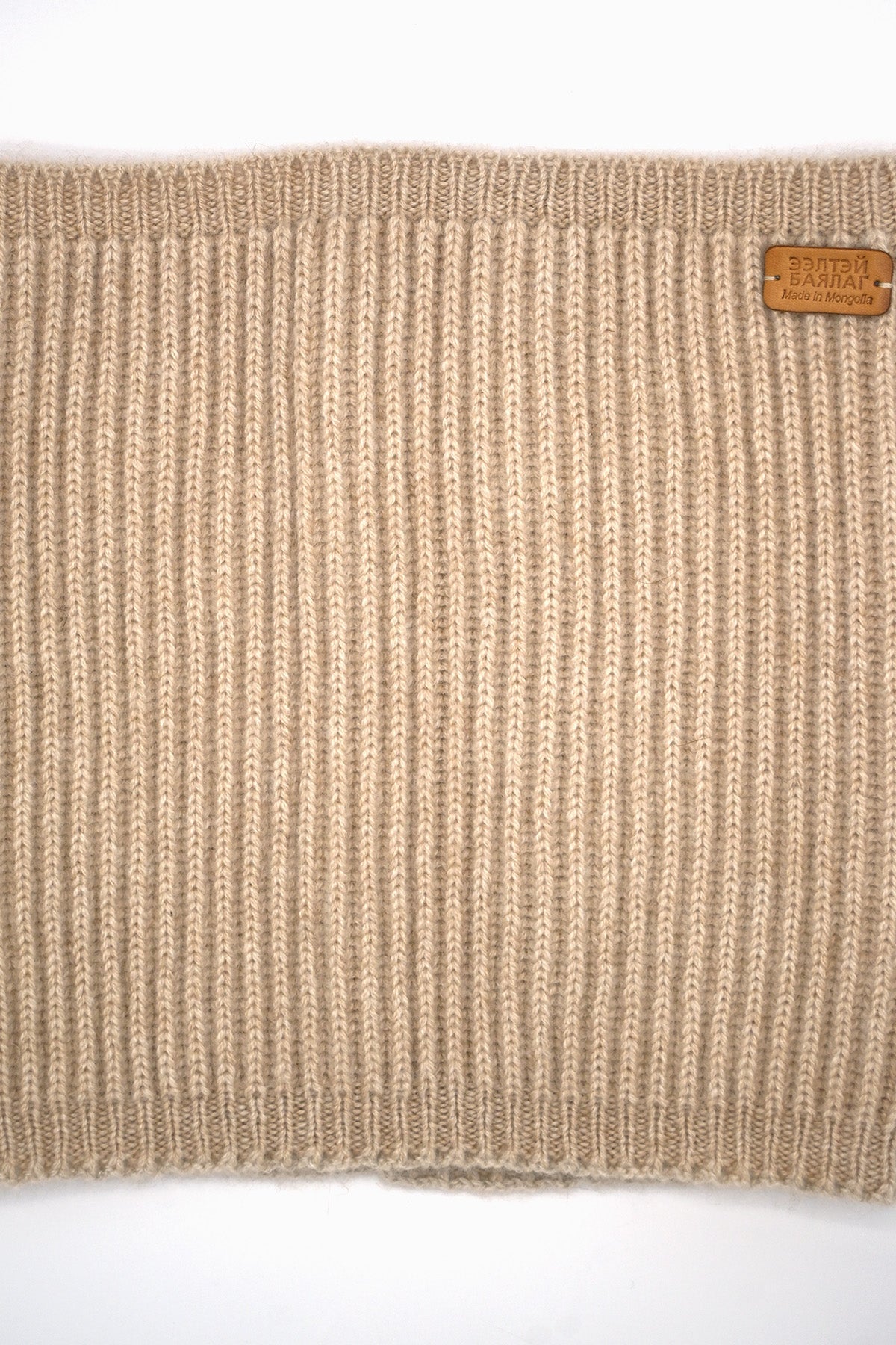 Beige Cashmere Neckwarmer