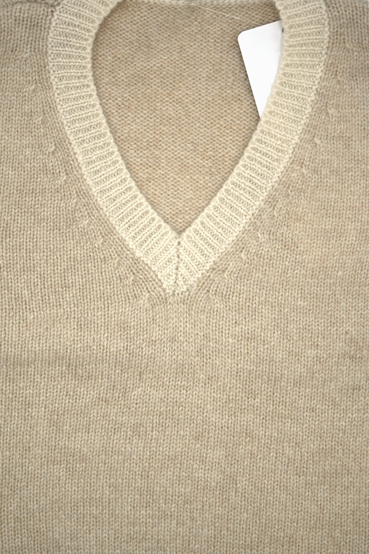 Beige Cashmere Vest