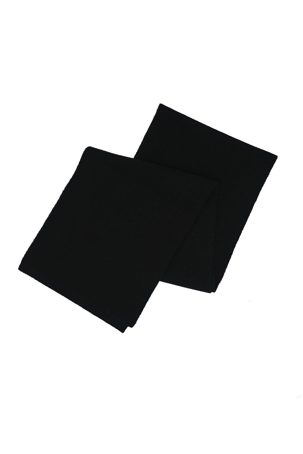 Black Narrow Cashmere Scarf