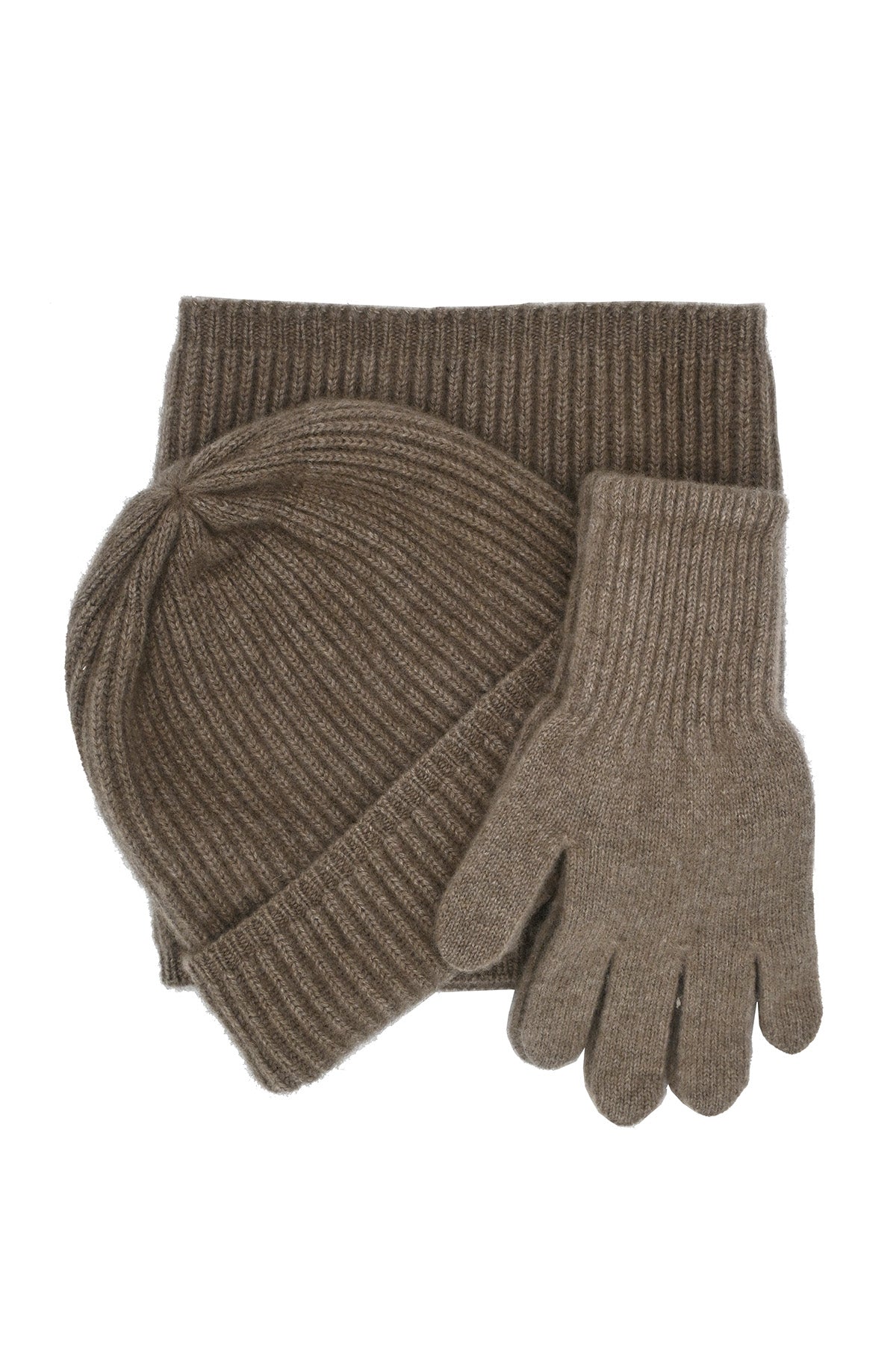 Brown Cashmere Gloves