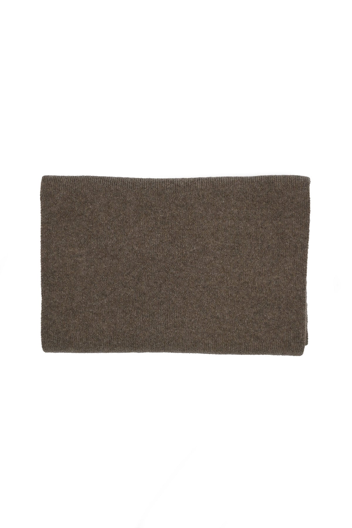 Ribbed Knitted Cashmere Scarf