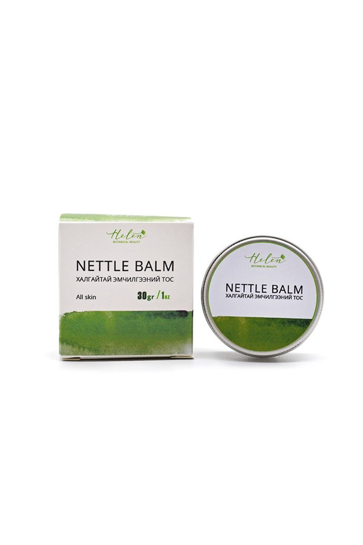 Handmade organic handbalm made with Nettle. Perfect to restore and calm skin irritation