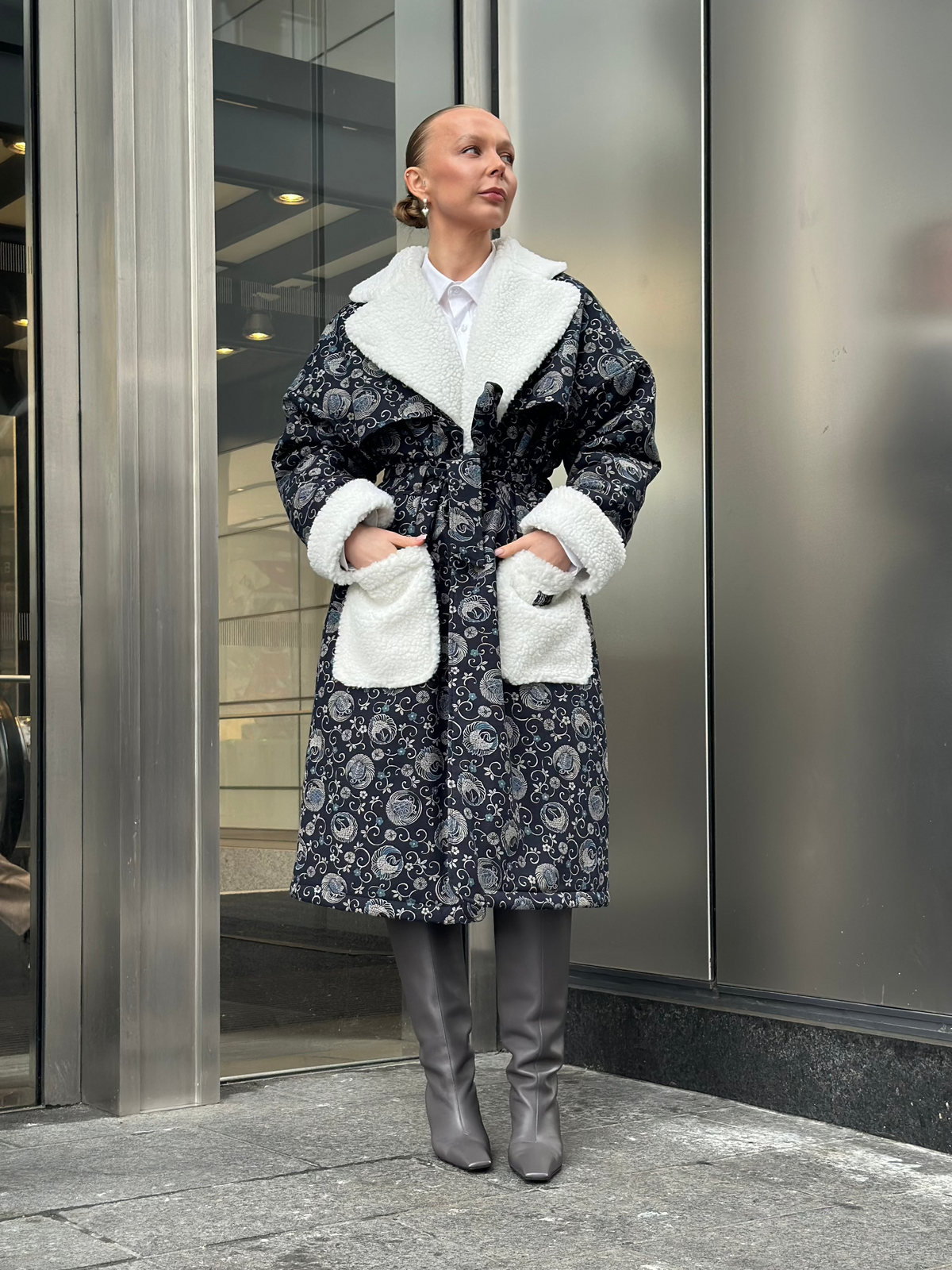 Sheepskin Detailed Outerwear