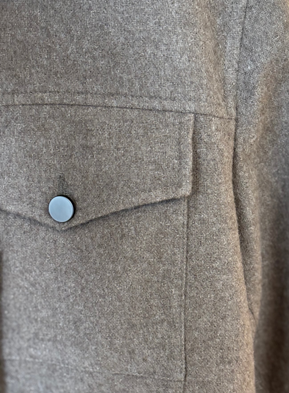 Light Brown Yak Wool Jacket