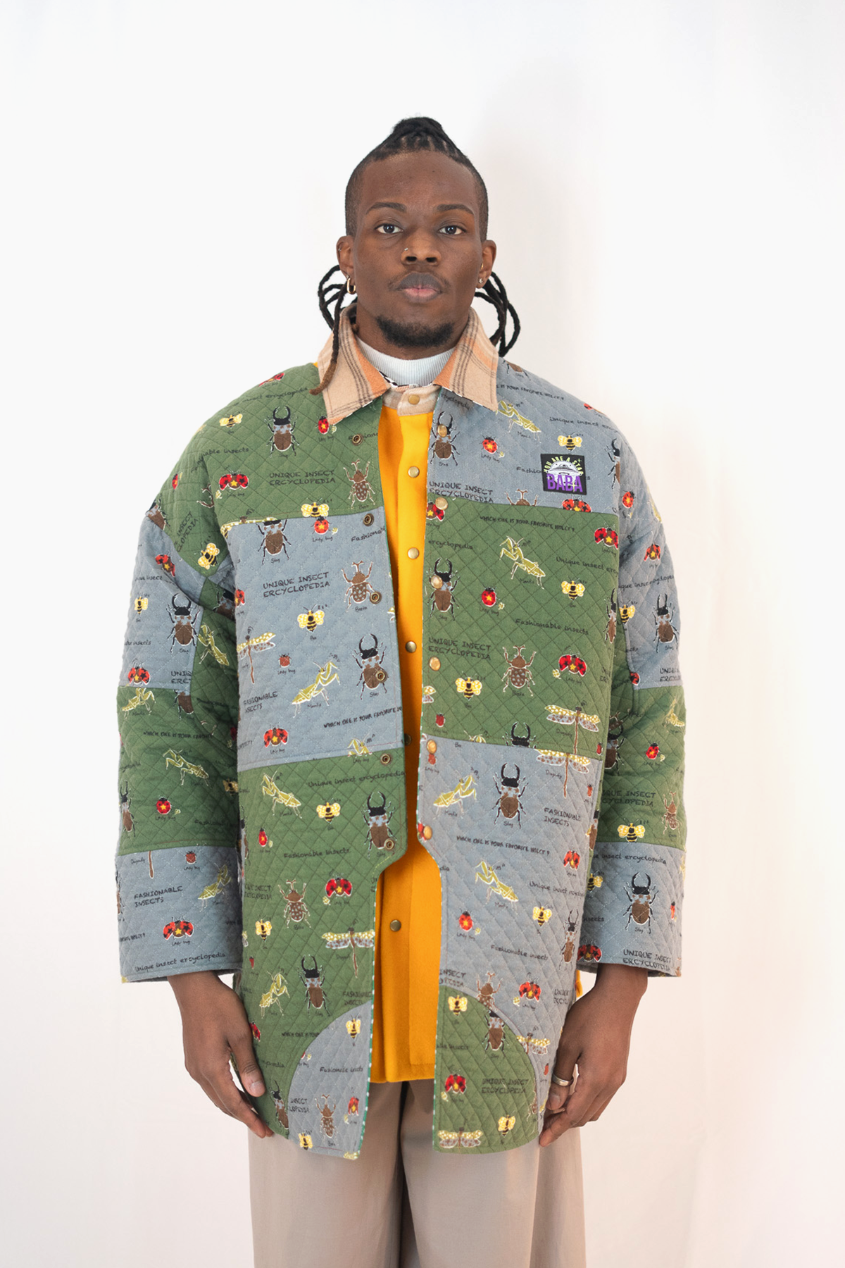 SYUMAN. quilted coat SYUMAN.(シュウマン)のBijou velours quilted 
