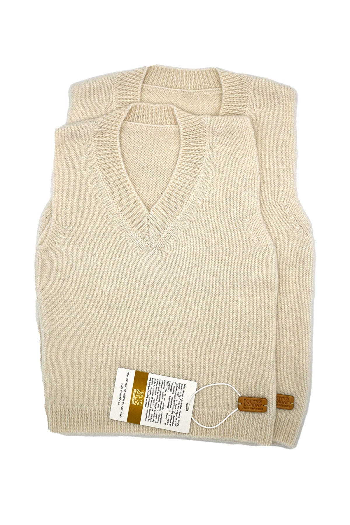 Ivory Cashmere Vest for Toddler