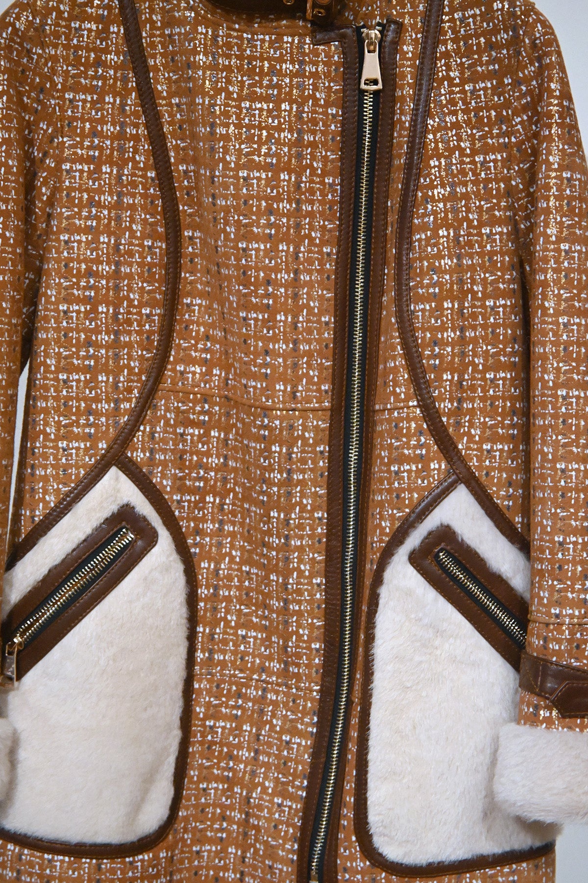 Lightweight Shearling Coat