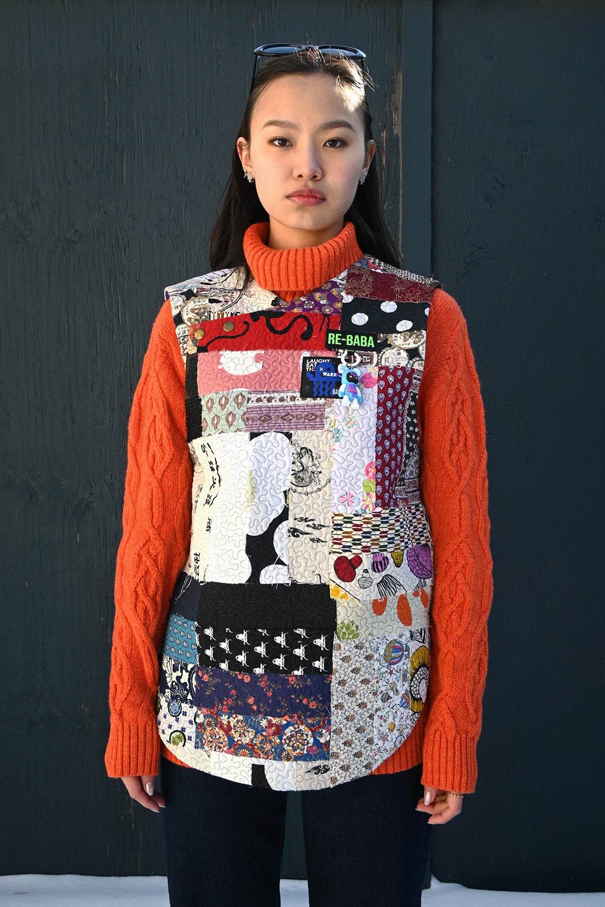 Patchwork Cotton Vest