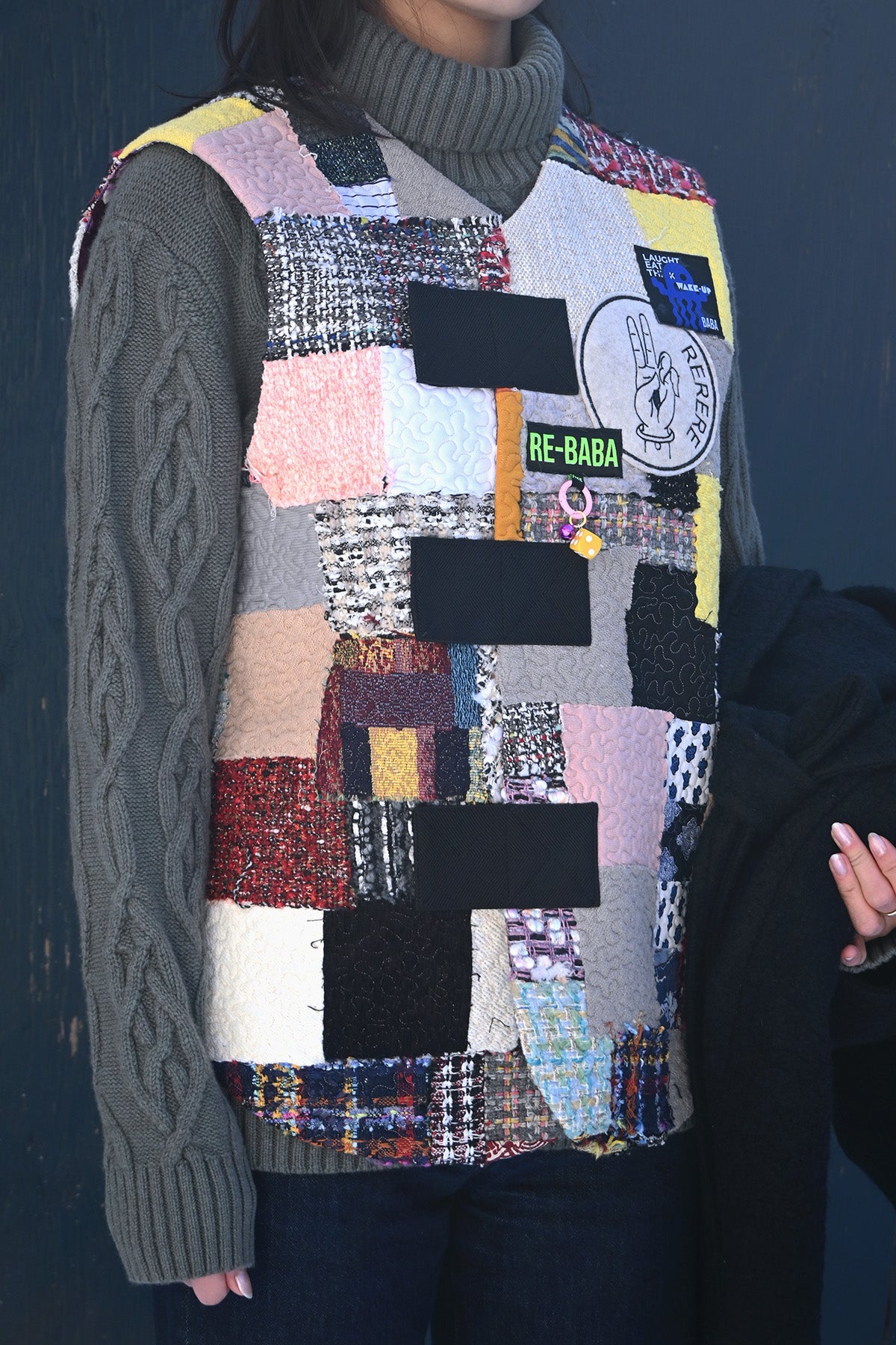 Patchwork Cotton Vest