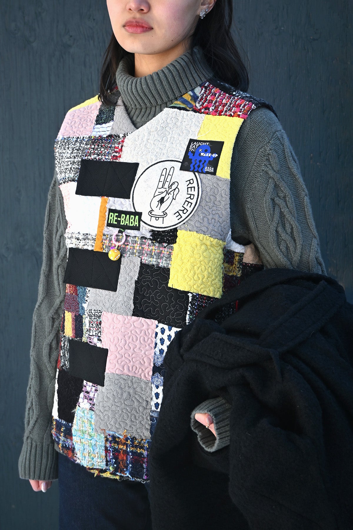Patchwork Cotton Vest