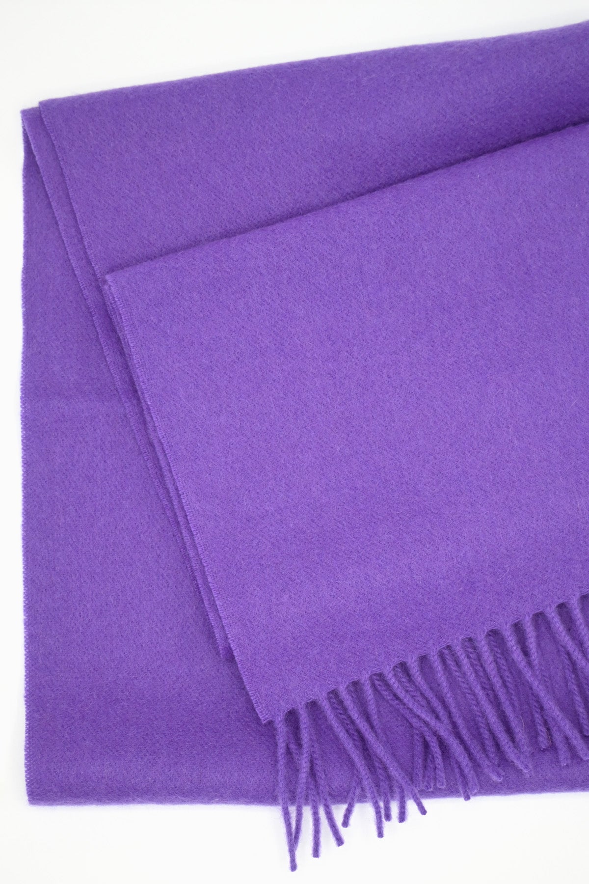 Purple Woven Cashmere Scarf