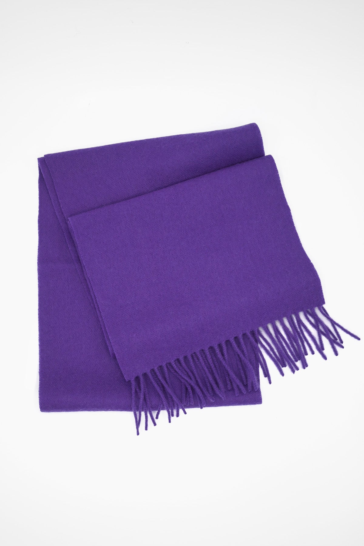 Purple Woven Cashmere Scarf