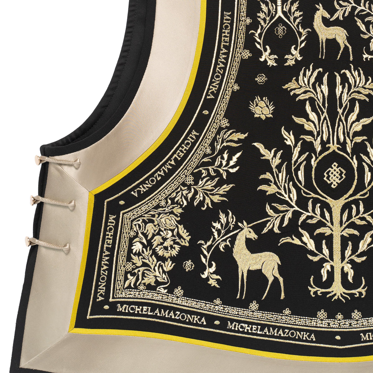 Embroidered Root Vest
