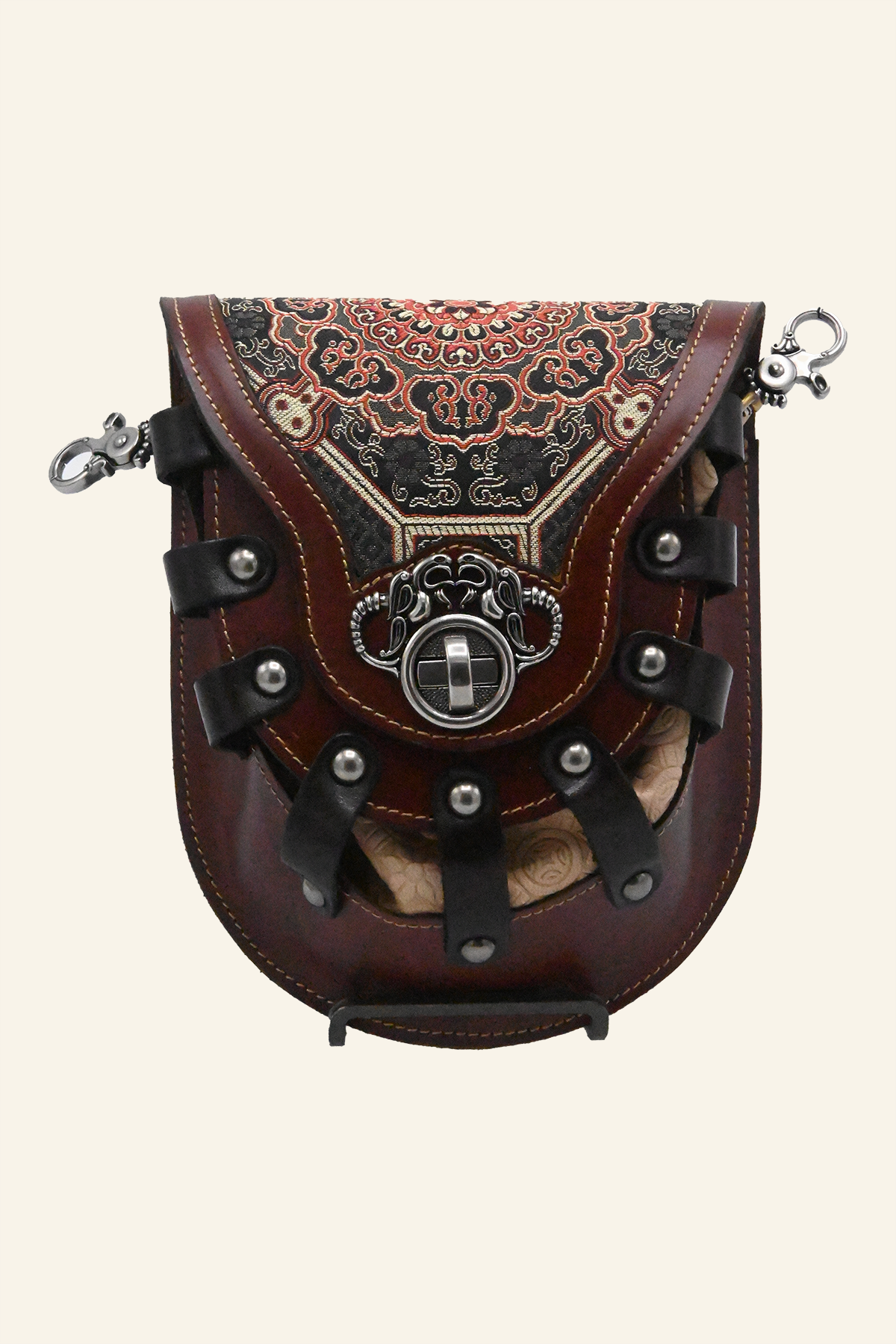 Rounded Leather Purse
