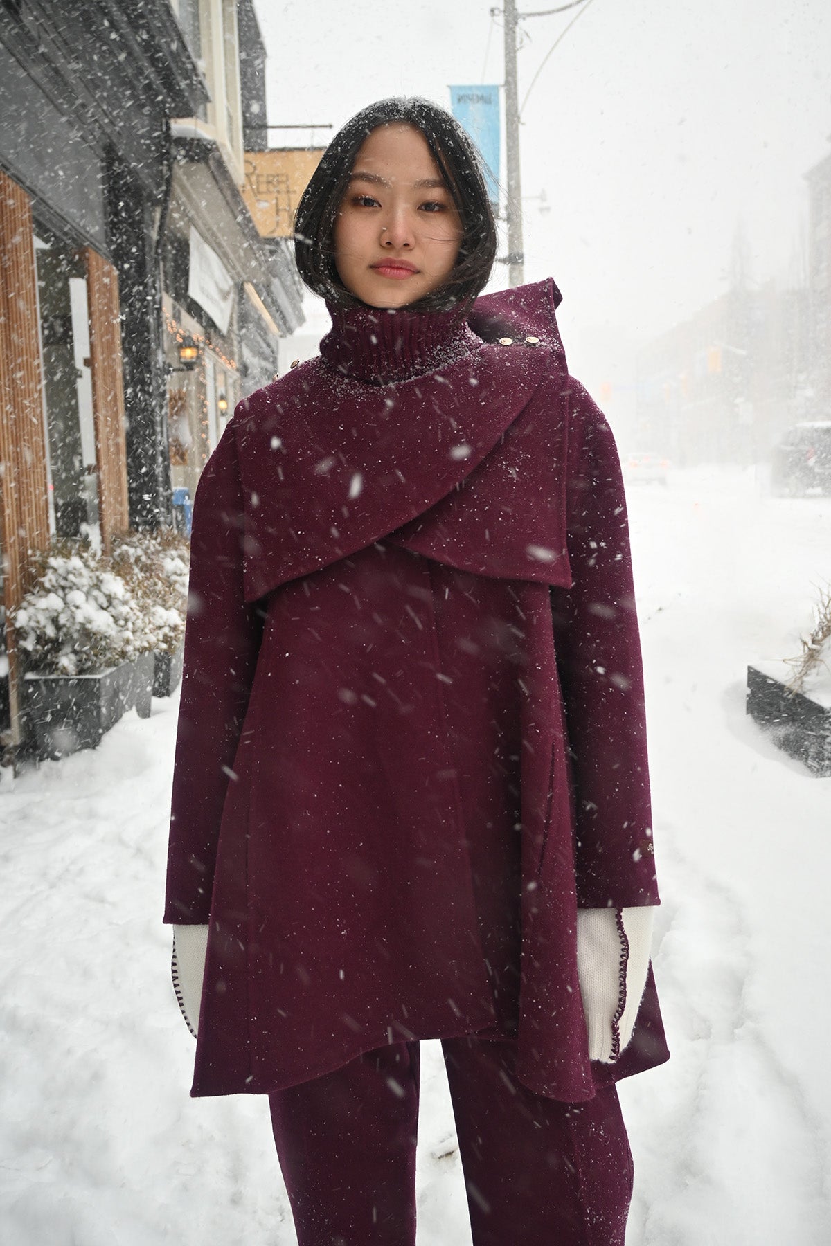 Two-piece Short Coat