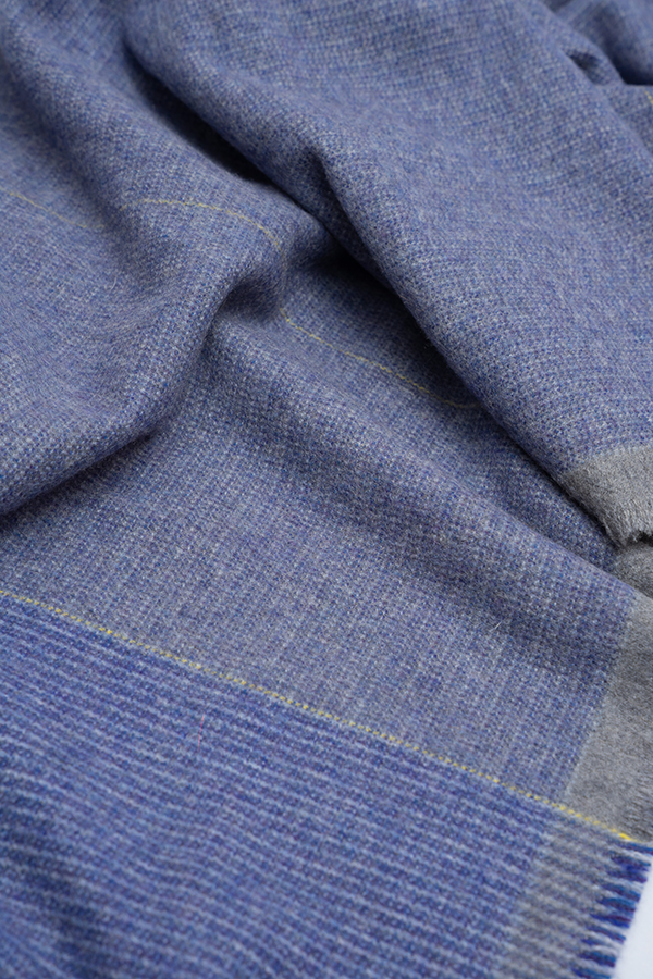 Woven Amethyst Cashmere Throw
