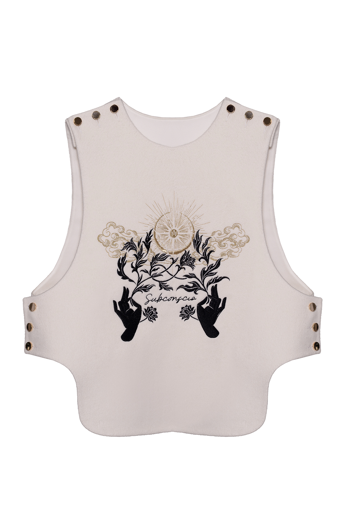 OHGA オーガ　MOKE VEST モケベスト　ホワイト OHGA モケベスト MOKE VEST オーガ オオガ ホワイト an❤︎さま専用