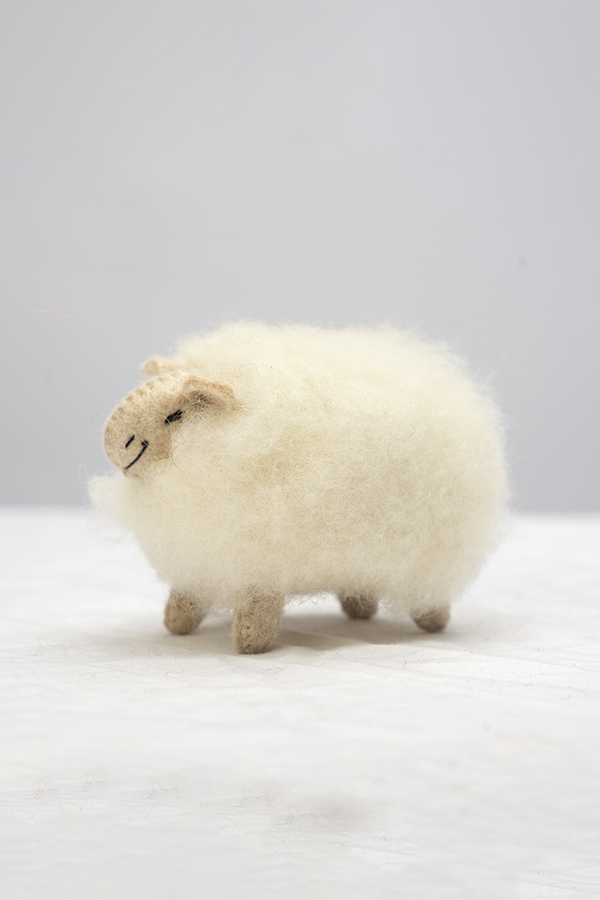 Felt Wool Baby Sheep - Mongolian Gallery Felt Wool Baby Sheep - Mongolian Gallery