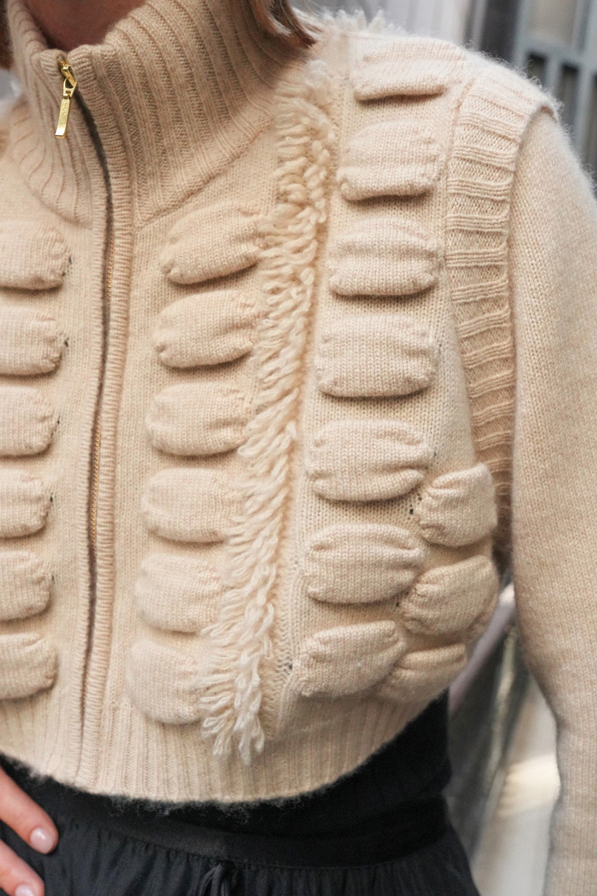 Cropped Cashmere Cardigan