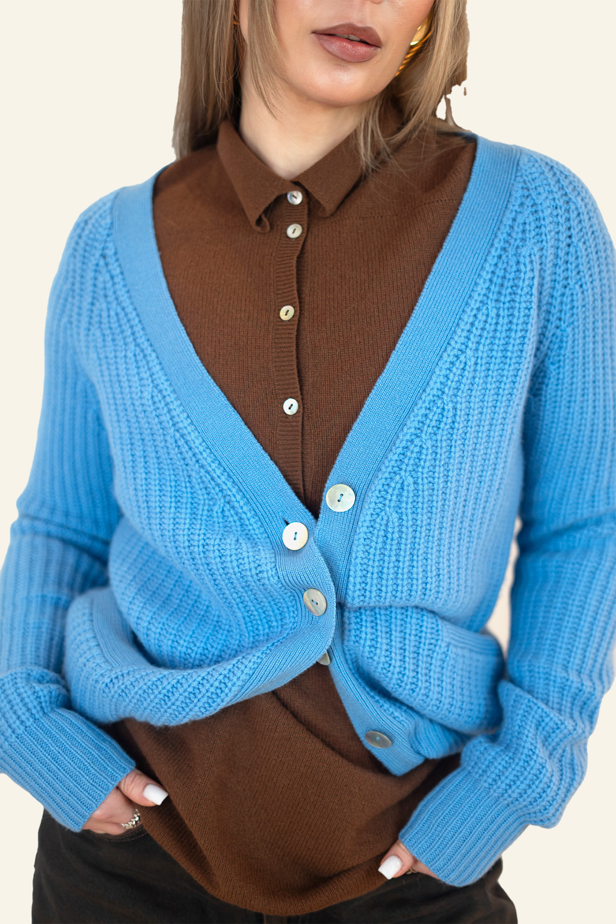 Buttondown Cashmere Cardigan
