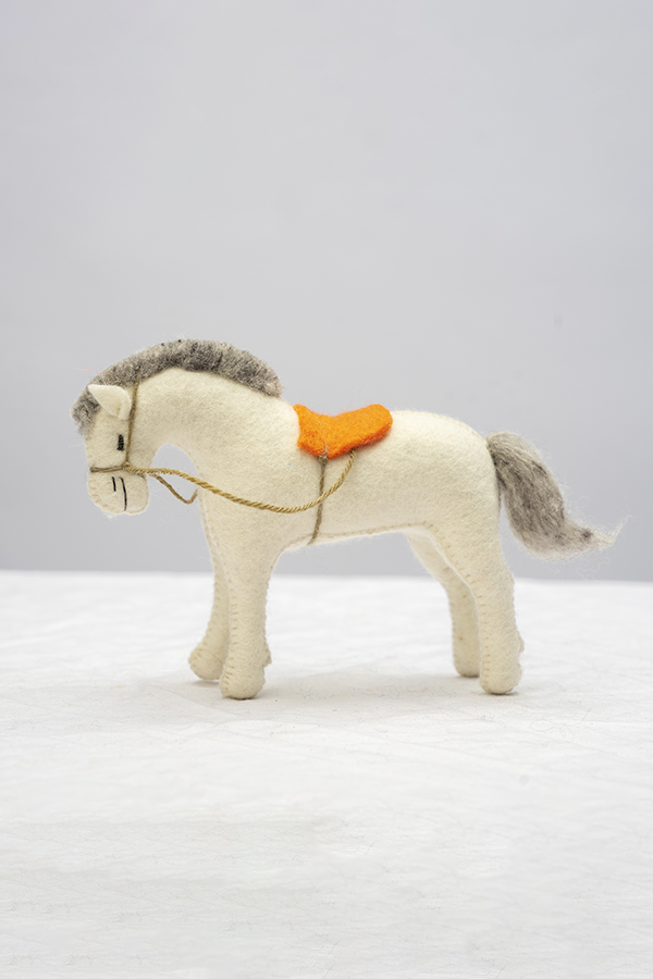 Handmade Felt Wool Horse