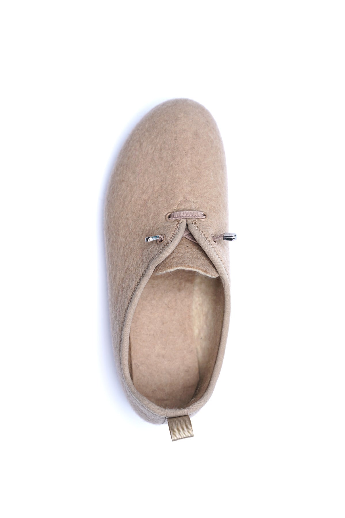 Cashmere Derby Shoes in Beige