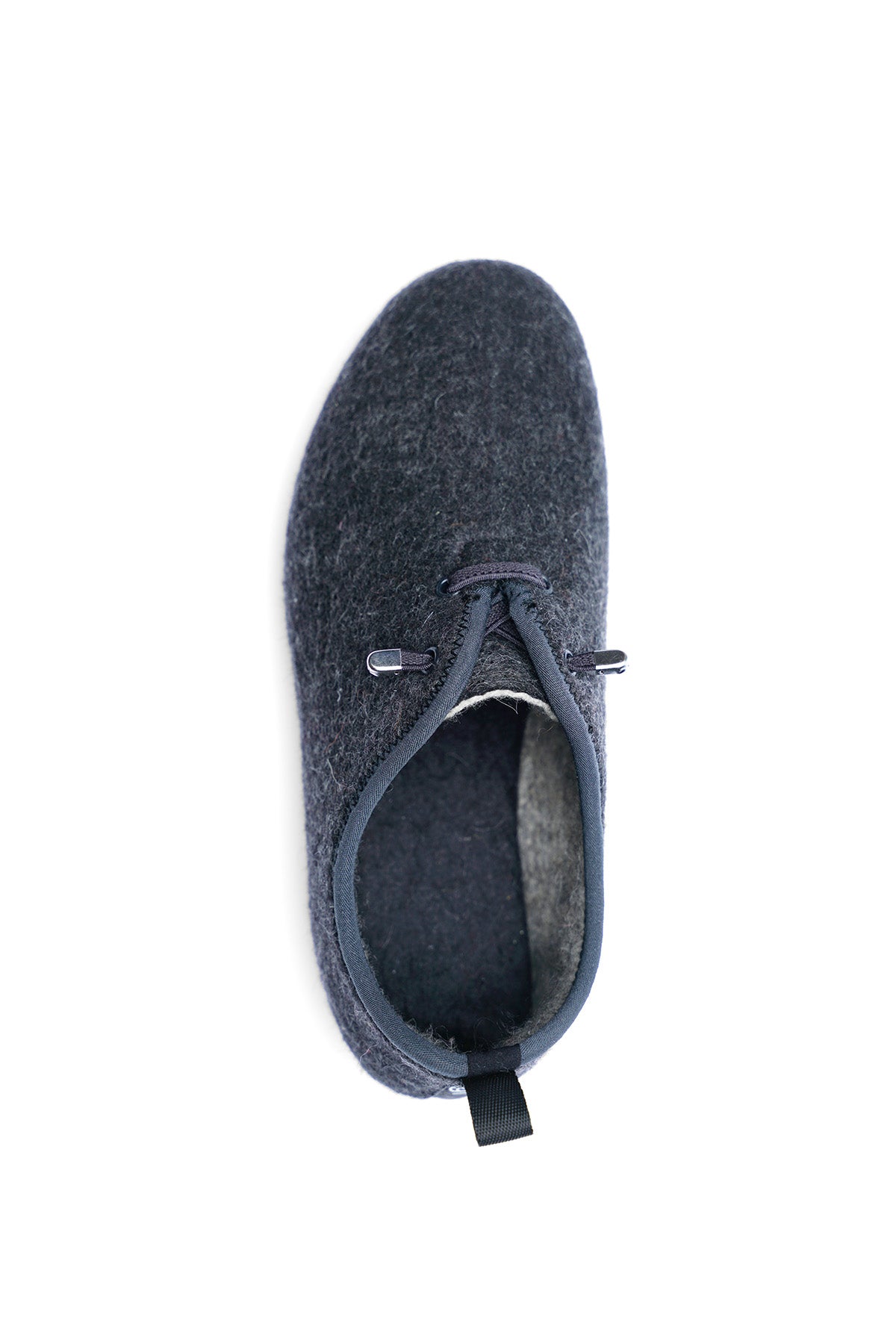 Cashmere Derby Shoes in Charcoal