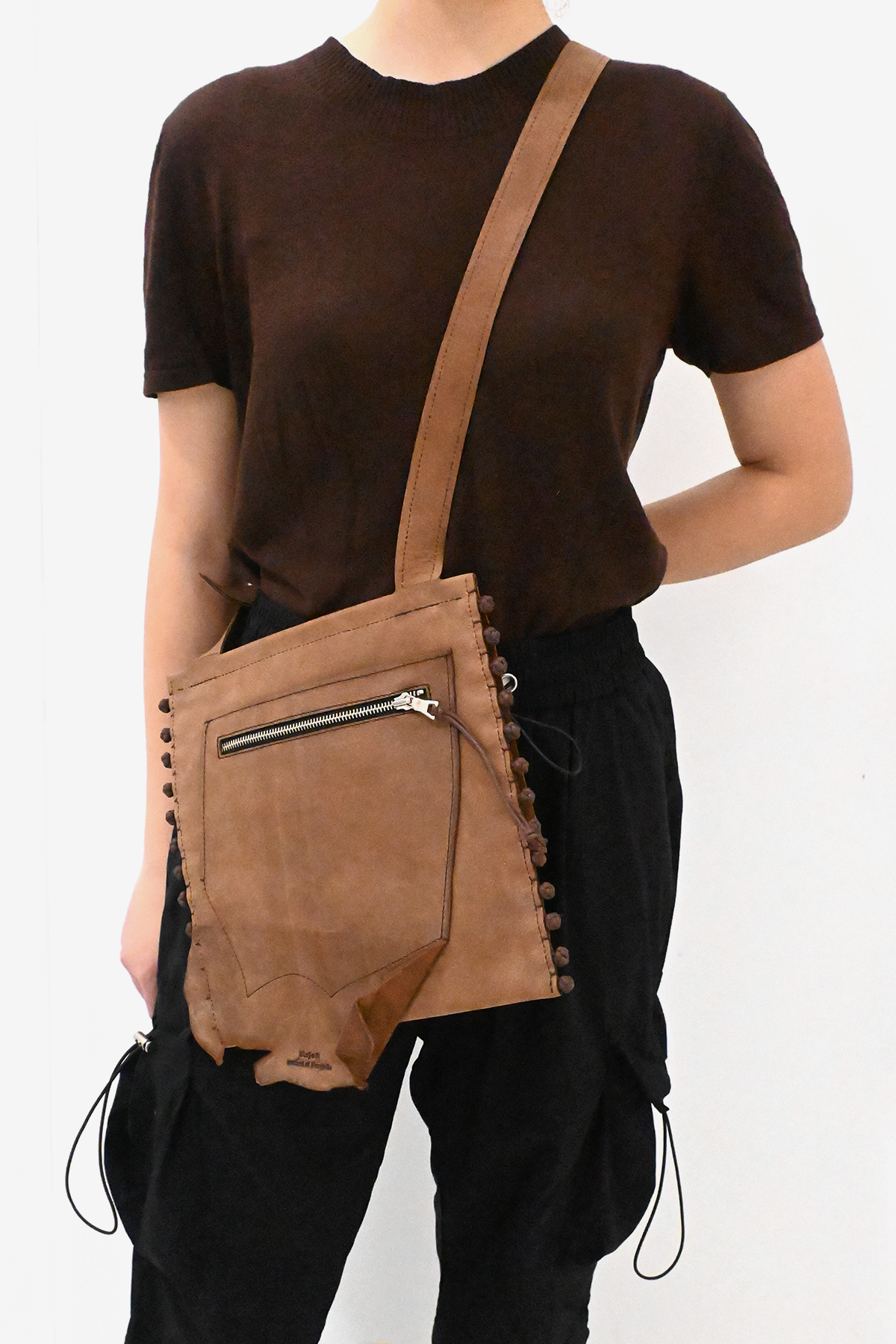 Boho Leather Crossbody Bag