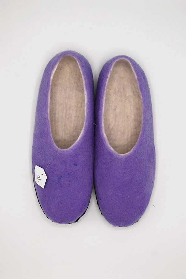 Felt Wool Closed Back Slippers