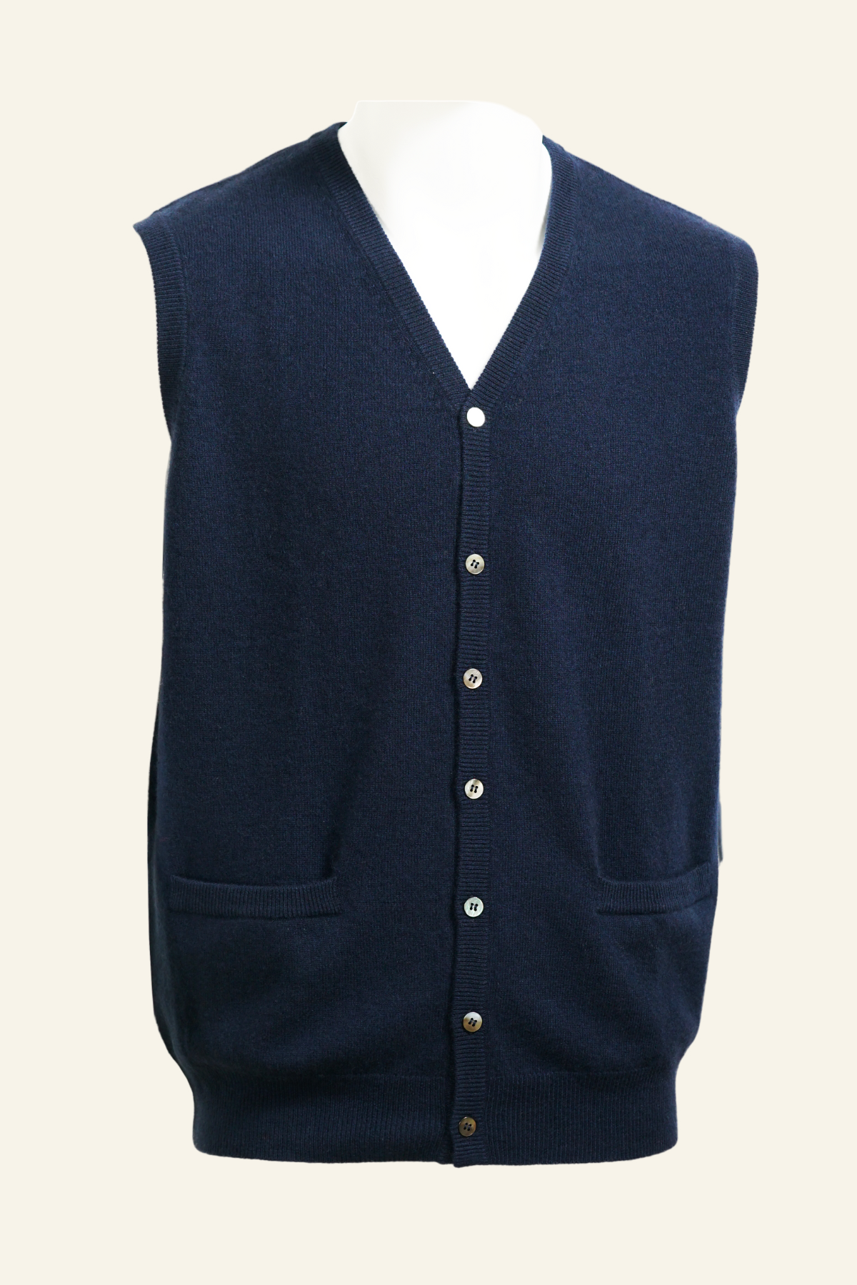 Tight Knit Cashmere Vest