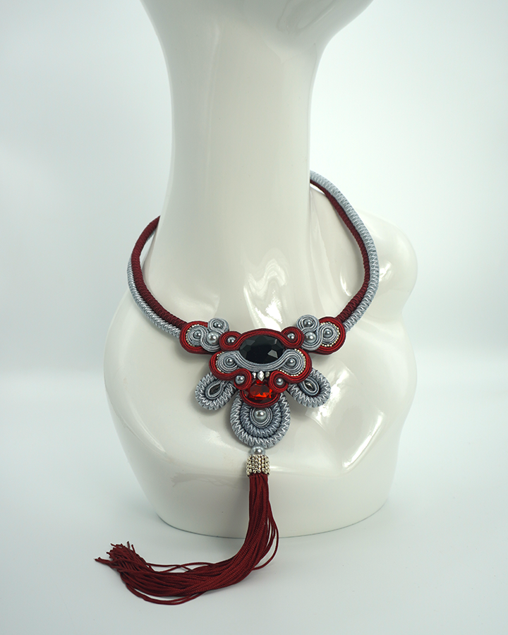 Long Handmade Necklace by Siilengoo