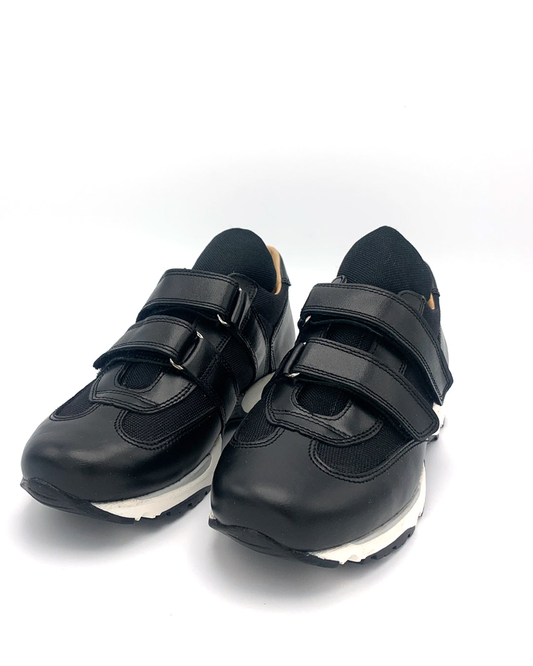 Leather Sneaker with Loop Straps