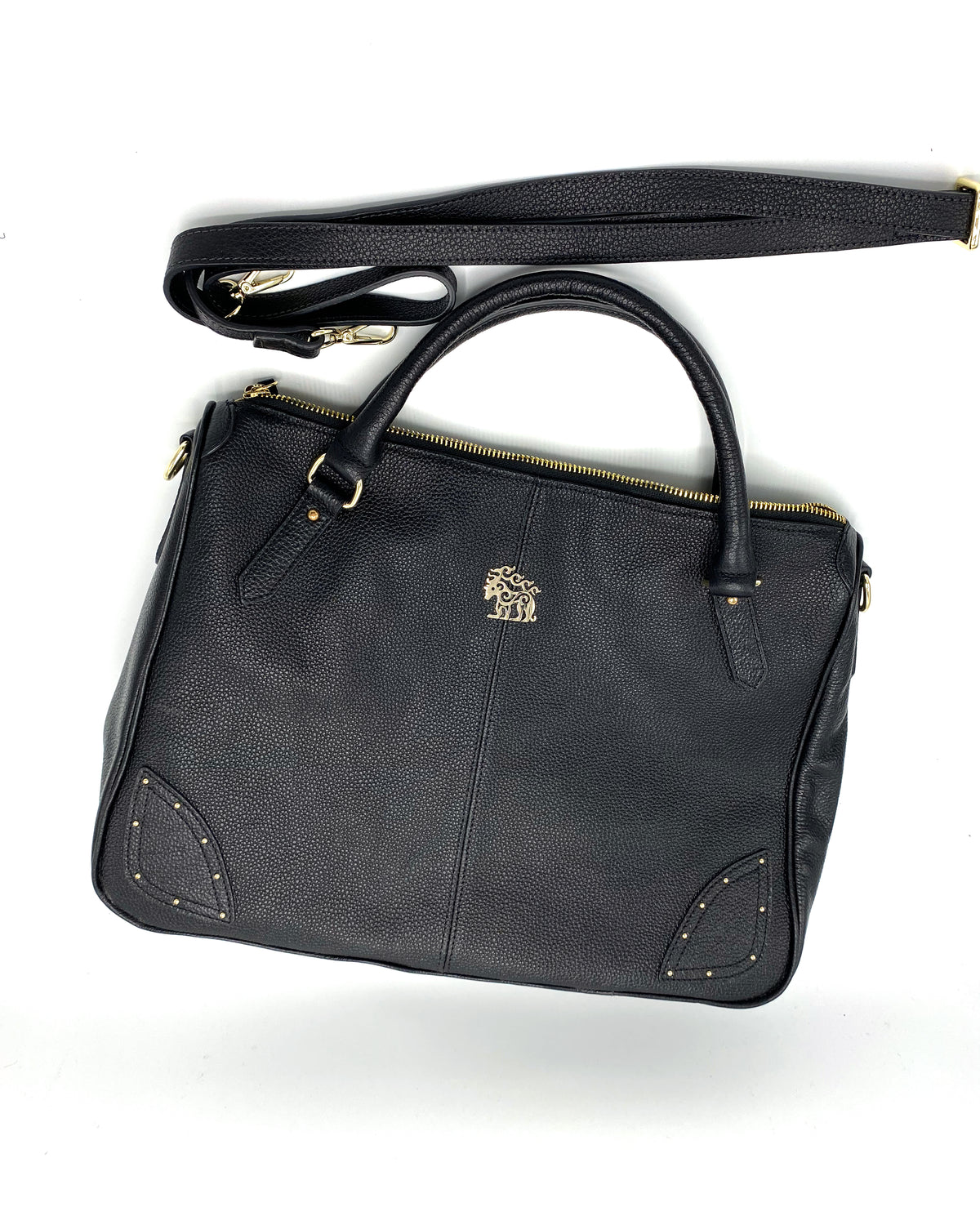 Genuine Leather Women&#39;s Bag Black