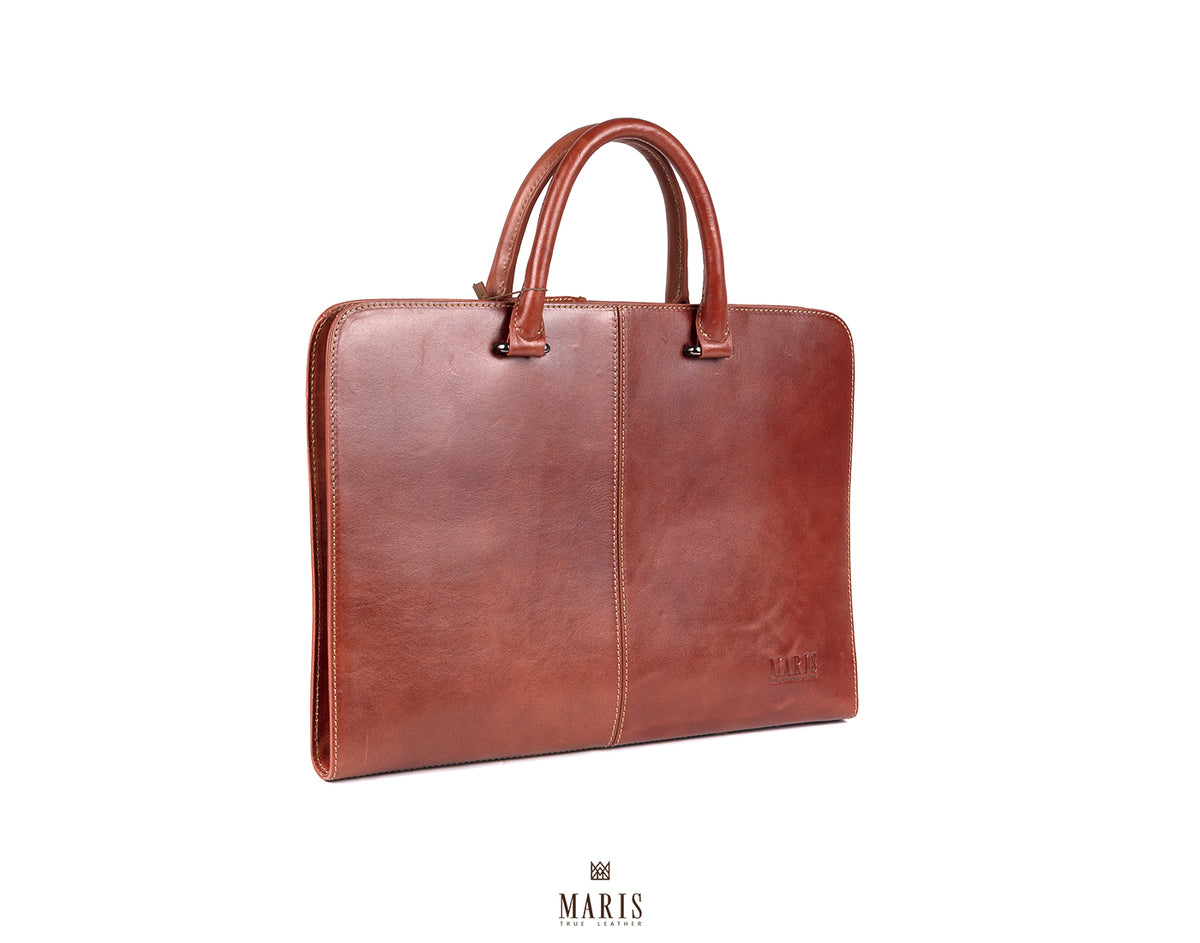 Leather Unisex Briefcase