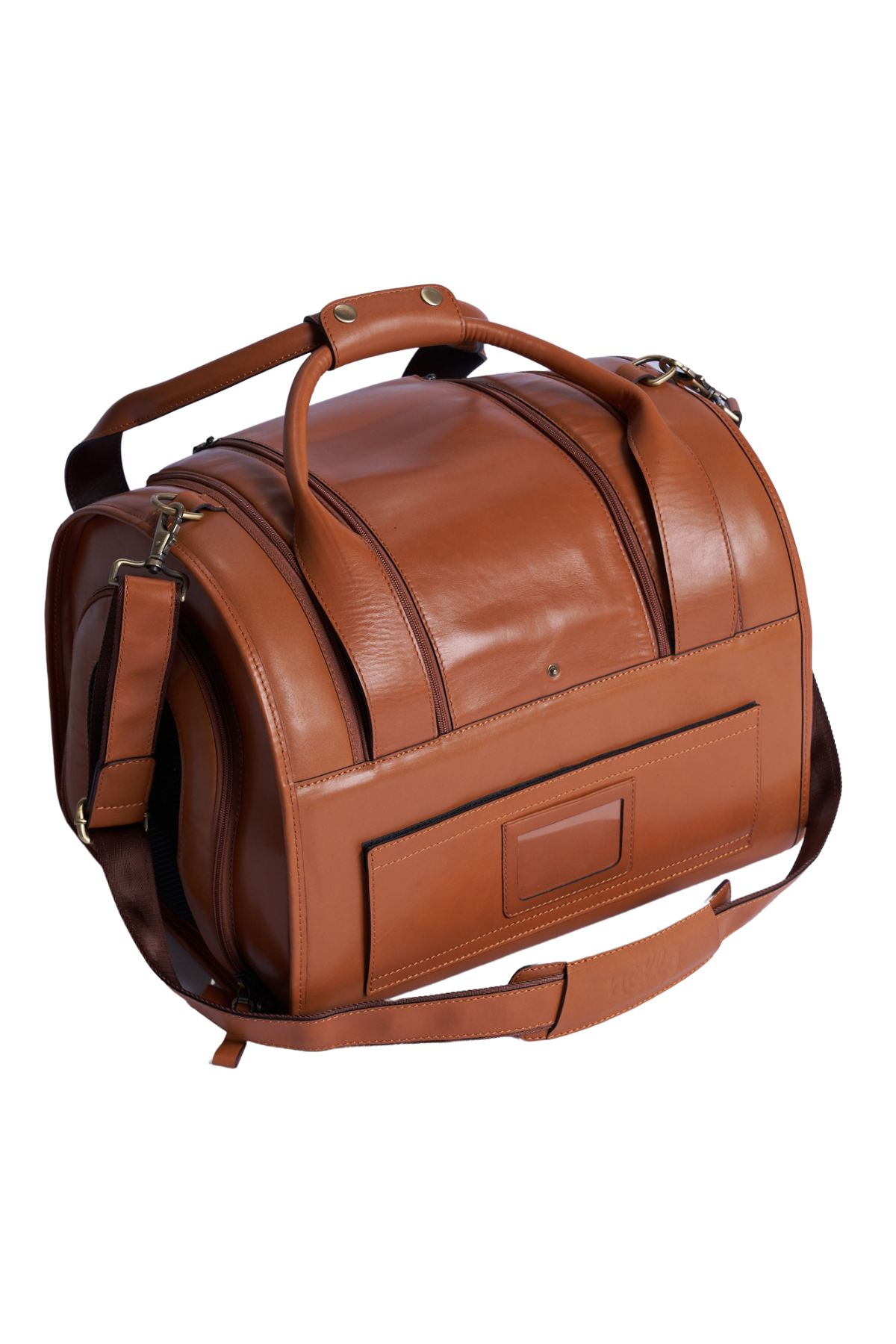 Leather Travel Pet Carrier/ Nest
