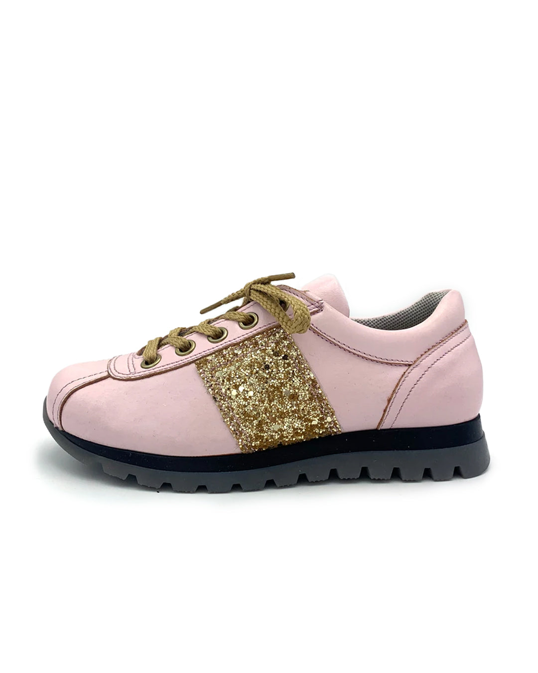 Pink Leather Sneaker for Kids