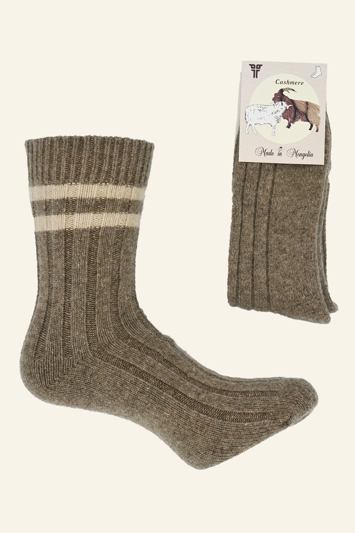 Cashmere and Wool Long Socks