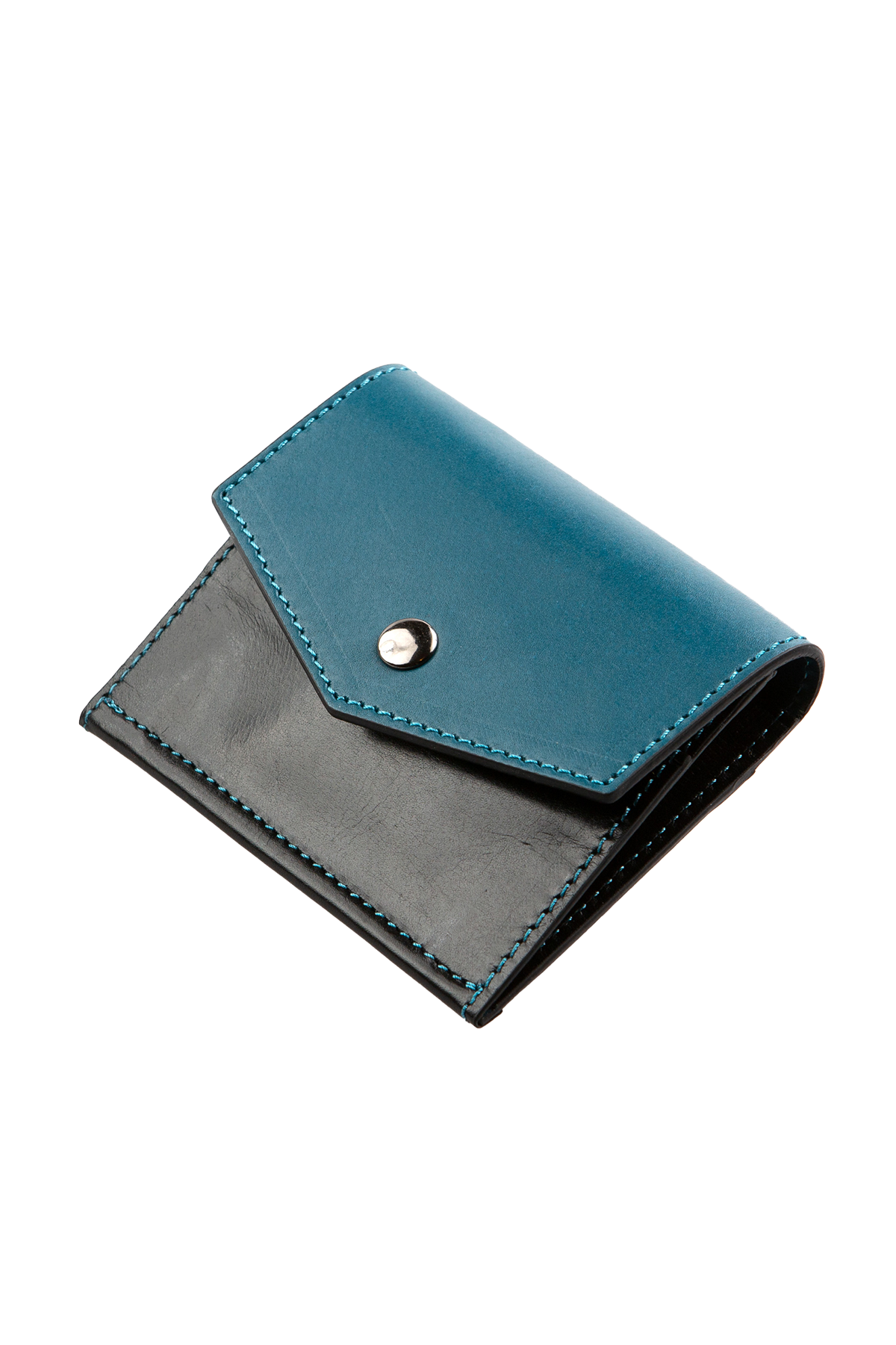 Envelope Leather Card &amp; Coin Case