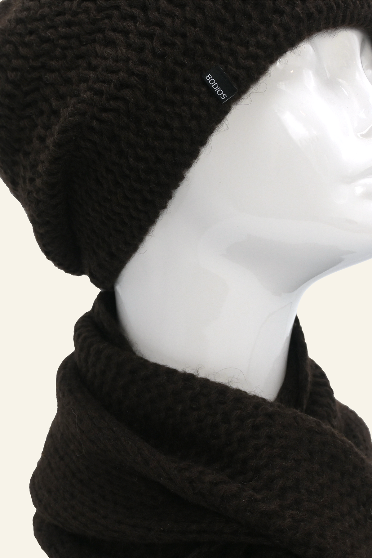 Loose Knit Double Layer Yak Down Hat